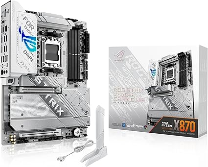 ASUS ROG Strix X870-A Gaming WiFi AMD AM5 X870 ATX Motherboard 16+2+2 Power Stages, Dynamic OC Switc