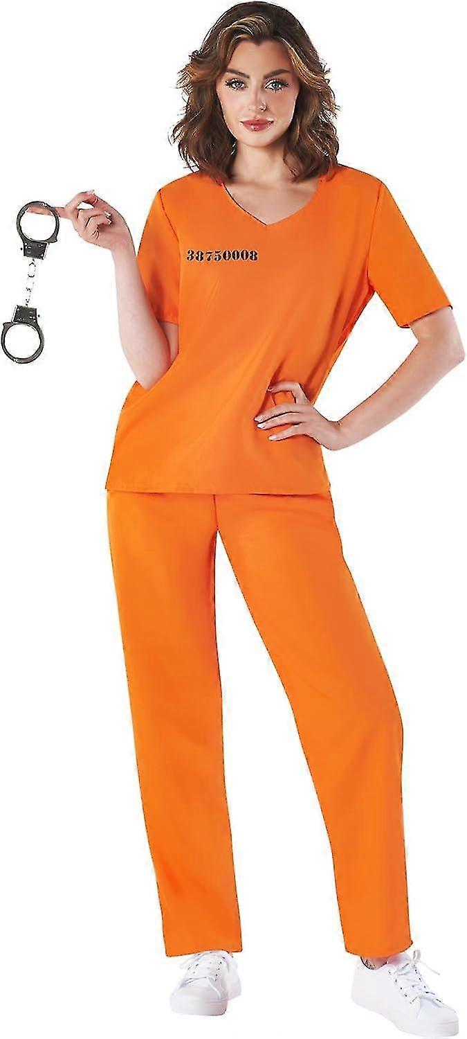Prisoner Costume Woman, Womens Prisoner Costume, Women's Inmate Costume Women, Jail Costume Women